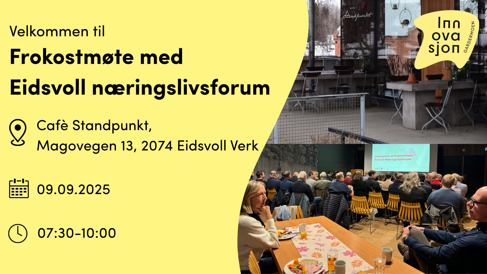 Frokostmøte med Eidsvoll Næringslivsforum